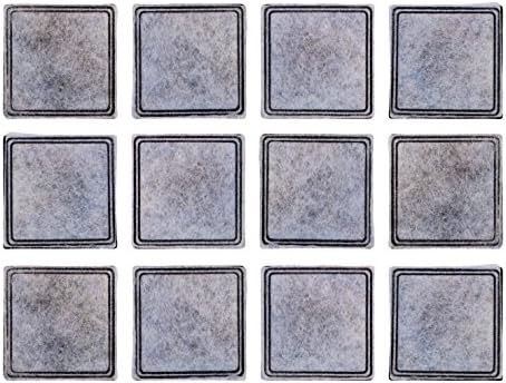 PETSTANDARD Replacement Filter Compatible with PetSafe® Fountain Aqua Cube®, Aqua Falls® and Current Pet Water Fountain, Pack of 12