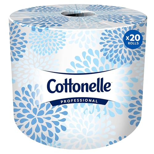 Cottonelle® Professional Standard Roll Bulk Toilet Paper (13135), 2-Ply, White, Compact Case for Easy Storage (451 Sheets/Roll, 20 Rolls/Case, 9,020 Sheets/Case)