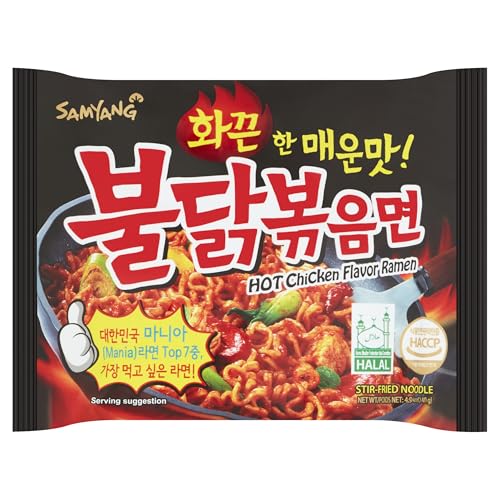 Samyang Ramen/ Spicy Chicken Roasted Noodles, 4.93 Ounce (Pack of 5)