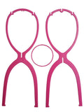 Dreamlover Wig Holder, Multiple Tall Wig Stands for Long Wigs, Hot Pink, 3 Pack