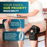 BraceAbility Bariatric Knee Brace for Large Legs - Plus Size Knee Brace with Side Stabilizers for Big Men or Women, Arthritis, Patellar Tendonitis, Obese Chondromalacia Pain, Instability (2XL)