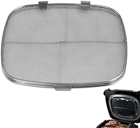 Replacement Splatter Shield for Ninja Foodi AG301,Accessories for Foodi 5-in-1 Indoor Grill,Stainless Steel Fine Mesh Splatter Screen for Ninja AG300, AG300C,AG301C, AG302, AG400