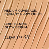 IT Cosmetics CC+ Nude Glow Lightweight Foundation + Glow Serum with SPF 40 - With Niacinamide, Hyaluronic Acid & Green Tea Extract - Tan Warm - 1.08 fl oz