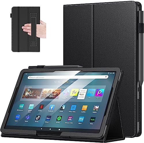 MoKo for Amazon Kindle Fire Max 11 Case (13th Generation, 2023 Release) 11" - Slim Folding Stand Cover Case for Fire 11 Tablet with Auto Wake/Sleep, Black