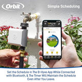 ORBIT 21005 B-hyve Bluetooth Hose Faucet Timer - Gray