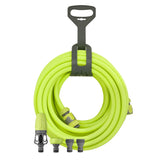 FLEXZILLA® Garden Hose Kit with Quick Connect Attachments, 1/2" x 50' ZillaGreen