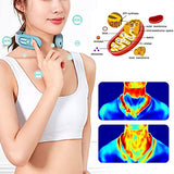 Nubudoz EMS Neck Acupoints Lymphvity Massager Device, Lymphatic Drainage Machine, 12 Modes EMS Neck Massager for Pain Relief, Portable Neck Lymphatic Massager for Women Men Gift (A)