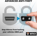 MITI OBD Protector | Metal OBD2 Port Lock Cap | Car Anti-Theft OBD Locking Device | Model F