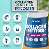 Hydrolyzed Collagen Protein Powder for Women and Men Collagen Peptides Types I and III Non-GMO Grass-Fed Gluten-Free Kosher and Pareve Unflavored Easy to Mix Healthy Hair Skin Joints Nails 2Pack
