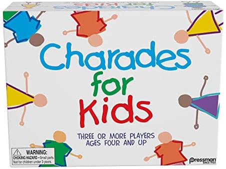 Pressman Charades for Kids - The 'No Reading Required' Family Game, 5"