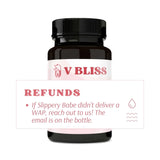 V Bliss Slippery Babe Vaginal Moisturizer Capsules | Relieves Vaginal Dryness with Slippery Elm, Fenugreek, & Maca | Vaginal Wetness | Once Daily, 60 Capsules