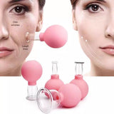 Face Cupping Set Anti Aging Facial Cupping Gua Sha Facial Tools Cupping Wrinkles Massage Vacuum Suction Cupping Therapy Set for Face Leg Arm Back Shoulder Muscle and Joint Pain