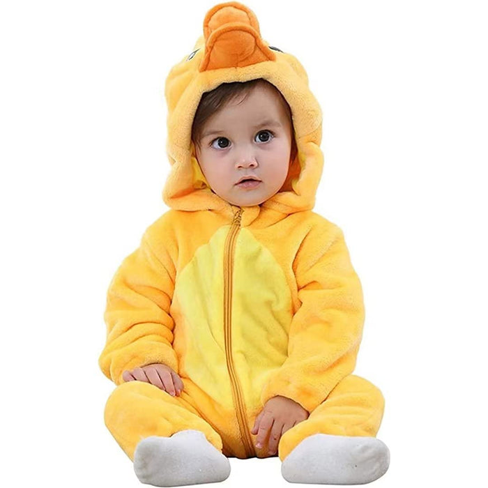 QIAONIUNIU Halloween Baby Duck Costumes Toddler Outfit Infants Cosplay Romper 2-6 Months