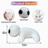 tbh Autism Creature Plush White Yipee Creature Plush Toy, TBH Creature Stuffed Animal Yipeeee Plushie Doll for Boys Girls Kids Birthday Gift