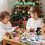 Advent Calendar 2024 Boys,24 Days Surprise Countdown Calendar-Toy Figures Building Blocks Including 29 Characters Christmas Holiday Gifts for Kids Girls Fans