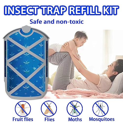 18 Pcs Flying Insect Trap Refill Cartridge Compatible with zevo M364