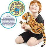 VIAHART Arrow The Tiger - 17 Inch (Tail Measurement Not Included) Stuffed Animal Plush Cat - by Tiger Tale Toys