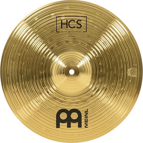 Meinl Cymbals HCS 14" Crash Cymbal for Drum Set — Made in Germany — Traditional Medium Brass, 2-Year Warranty, (HCS14C)