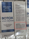 HSKLOCK Botox Stock Solution Facial Serum, Botox Face Serum with Vitamin C, Anti Aging & Instant Face Tightening, Reduce Wrinkles & Plump Skin