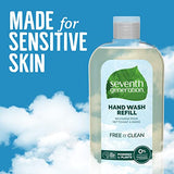 Seventh Generation Hand Soap Refill, Free & Clear Unscented, 24 oz, 3 pack (Packaging May Vary)