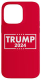 iPhone 14 Pro Max Pro Donald Trump Men Women Trump 2024 For President Red Case