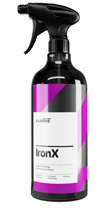 CARPRO IronX Iron Remover: Stops Rust Spots and Pre-Mature Failure of the Clear Coat, Iron Contaminant Removal - 1 Liter with Sprayer (33.8oz)