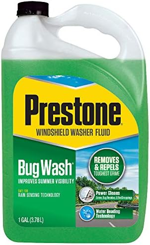 Prestone Bug Wash Windshield Washer Fluid, 1 Gallon