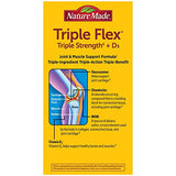 Nature Made TripleFlex Triple Strength Caplets with Vitamin D3, 120 Count for Joint Support