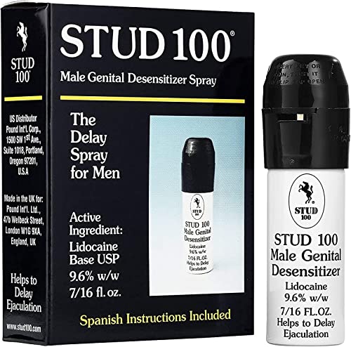 Stud 100 Male Genital Desensitizer Spray 0.44 oz (Pack of 6)