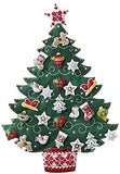 Bucilla Felt Applique Advent Calendar Kit, 17 by 24-Inch, Nordic Tree