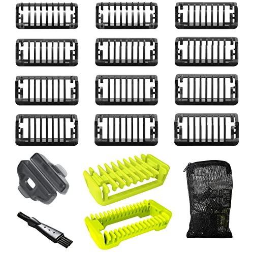 Guide Comb 0.5/1/1.5/2/2.5/3/3.5/4//4.5/5/7/9 MM for Norelco Trimmer Shaver, Hybrid Electric Trimmer Guards