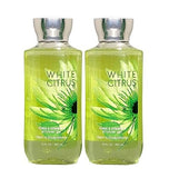 Bath & Body Works White Citrus Shower Gel Gift Sets 10 Oz 2 Pack (White Citrus)