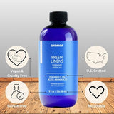 AROMAR Premium Fragrance Oil, Long-Lasting, Reinvigorating Uplifting Aroma for Aromatherapy, Relaxation & Household Uses. Fresh Linen 8oz