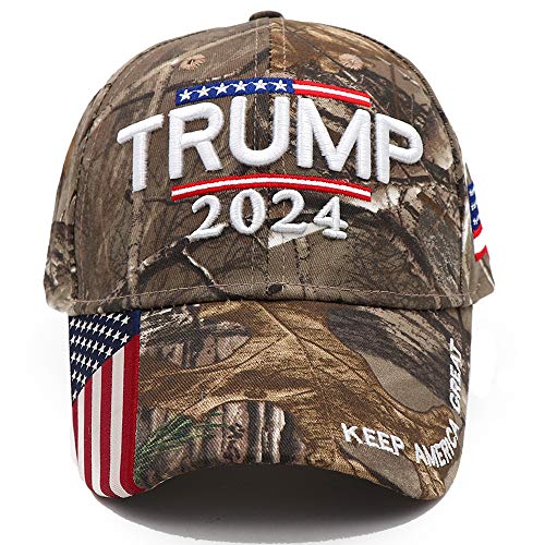 Rivanoer Trump Hat MAGA Hat Trump Merchandise Make America Great Again hat Trump Embroidery Adjustable Baseball Cap