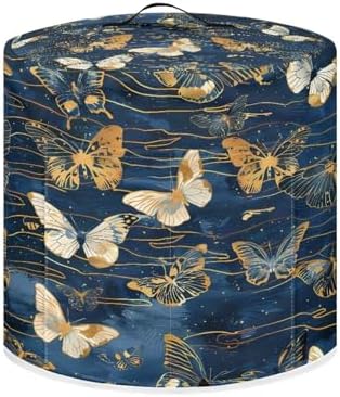 Butterfly Print Air Fryer Cover Dust Cover for Kitchen Appliance Dust Cover with Pocket and Top Handle for 8 qt Instant Pot Air Fryer Pretty,Home Kitchen Decor