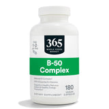 365 by Whole Foods Market, Vitamin B50 Complex, 180 Veg Capsules