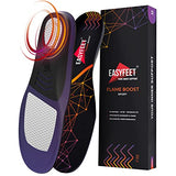 Running Athletic Shoe Insoles Men Women - Sport Insole Soccer Cleats - Shock Absorption Inserts - Walking Hiking Hockey Tennis Basketball - Orthotic Comfort Cushions Insoles Sneakers