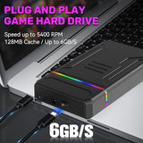 Ipalet Retro Game Console HDD, 3T Retro Drive with 10107 Plug and Play Video Games, Launchbox Game System, 32 Emulator Console, Windows 8.1/10/11, USB 3.0 Up to 6G/s