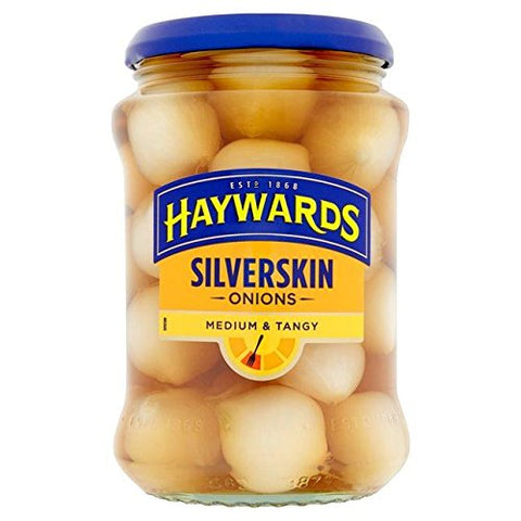 HAYWARD'S Medium & Tangy Silverskin Onions - 400g (0.88lbs)