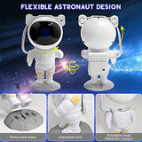 SFOUR Star Projector,Galaxy Night Light,Astronaut Starry Nebula Ceiling LED Lamp with Timer and Remote, Gift for Kids Adults for Bedroom, Birthdays,Christmas, Valentine's Day.(White)