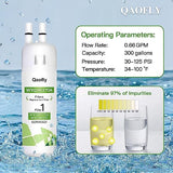 Qaofly W10295370A Filter Replacement compatible with Filter 1, EDR1RXD1, W10295370, WHR1RXD1, p4rfwb, P8RFWB2, 46-9930, 46-9081 3PACK