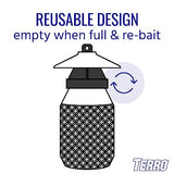 TERRO T380 Outdoor Reusable Fly Magnet Fly Trap - Poison Free Fly Killer and Trap with Bait