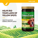 NaturVet – GrassSaver Wafers for Dogs Plus Enzymes – 300 Wafers – Healthy Supplement to Help Rid Your Lawn of Yellow Spots – Synergistic Combination of B-Complex Vitamins & Amino Acids