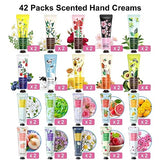 42 Pack Hand Cream Gifts Set- Lotion Sets for Women Gift, Moisturizing Hand Cream For Dry Cracked Hands, Natural Plant Fragrance Hand Lotion Travel Size, Gifts For Women