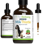 Pet Wellbeing Milk Thistle for Dogs & Cats - Supports Liver Health, Protects Liver - Glycerin-Based Natural Herbal Supplement - 4 oz (118 ml)