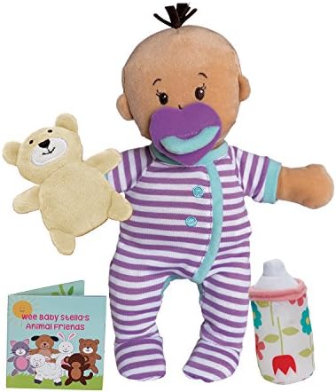 Manhattan Toy Wee Baby Stella Beige Sleepy Times Scent 12" Soft Baby Doll Set