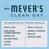 MRS. MEYER'S CLEAN DAY Hand Soap, Made with Essential Oils, Biodegradable Formula, Rain Water, 12.5 fl. oz - Pack of 6