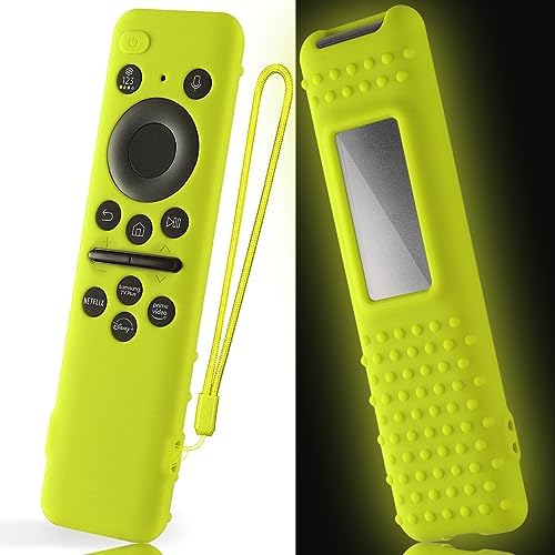 Samsung Silicone Case for 2023 TV Remote - BN59-01432A/J, Solar Cell Cover, Glow Green