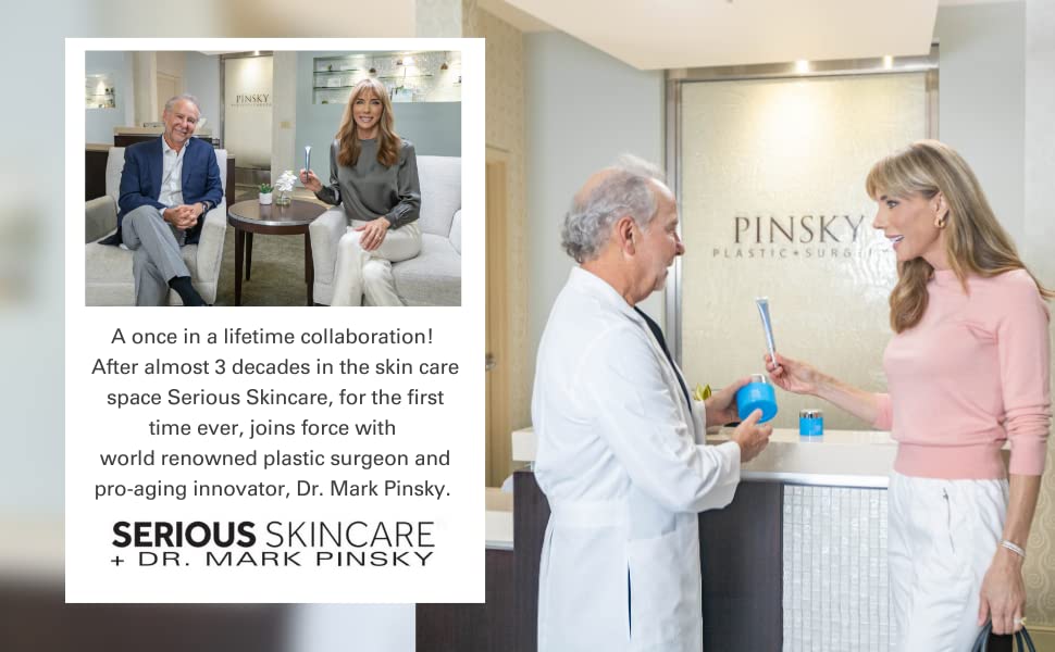 Serious Skincare - Dr. Mark Pinsky - Trace + Erase Needle Free Wrinkle Filler - Fills Visible Deep Lines, Wrinkles and Creases - Helps Restore Skin's Elasticity and Tone - Face and Neck 1 Fl Oz