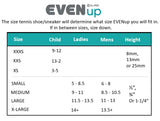 EVENup The Authentic Shoe Balancer Size Medium for use with Walking Boot or Leg Length Discrepancy. Improves Your gait Using a Variety of Height adjustments. Black